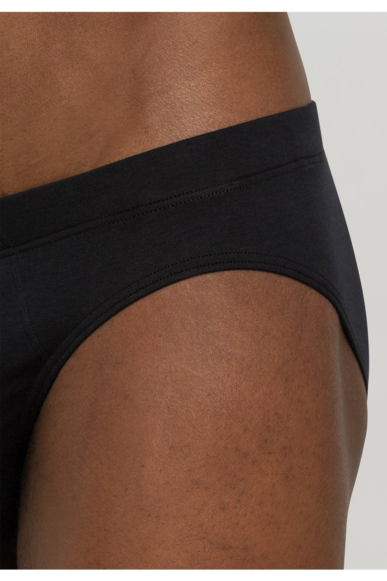 Sea Island Cotton Cotton Brief, Alternate, color, Black