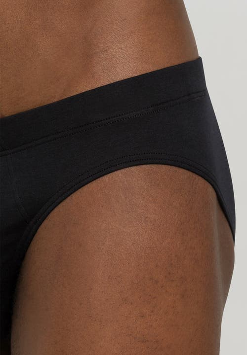 Hanro Sea Island Cotton Brief In Black