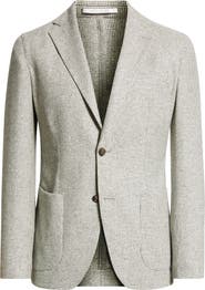 Eleventy Houndstooth Wool & Cashmere Sport Coat