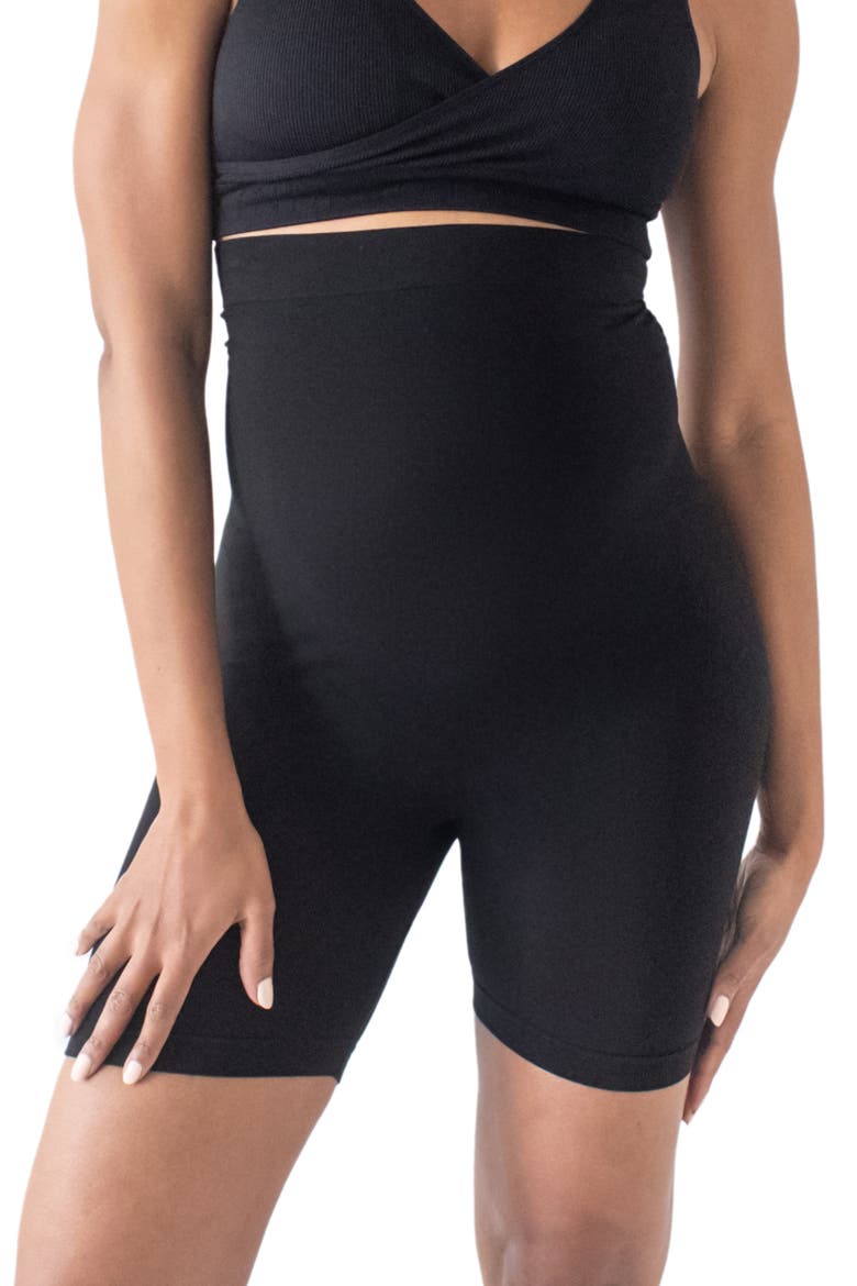 Seamless Maternity No Rub Short, Alternate, color, BLACK BEIGE