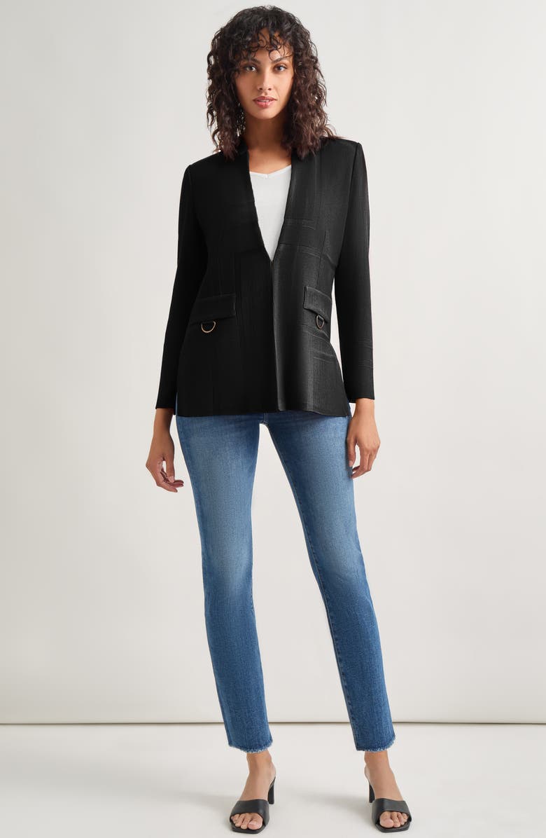 Misook Tailored Knit Blazer, Alternate, color, 