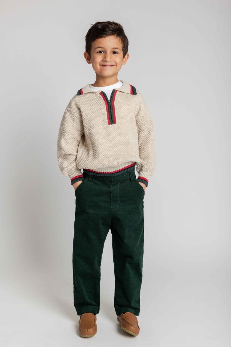 Polo Sweater, Alternate, color, Beige