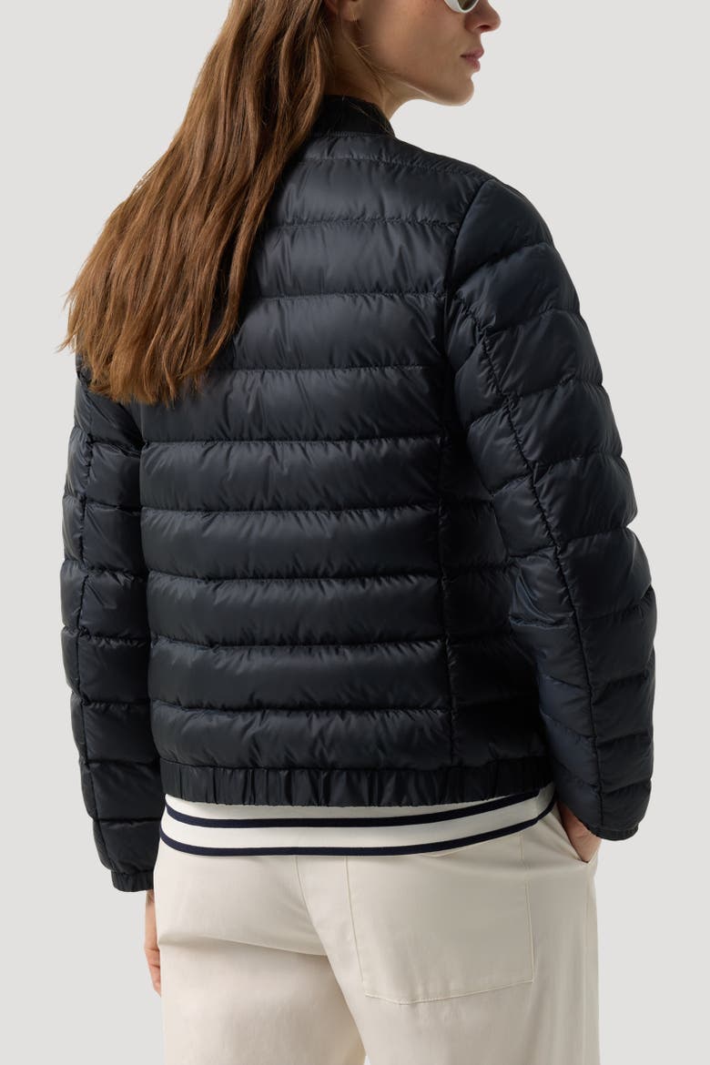 Marybel Lightweight Down Jacket, Alternate, color, Black
