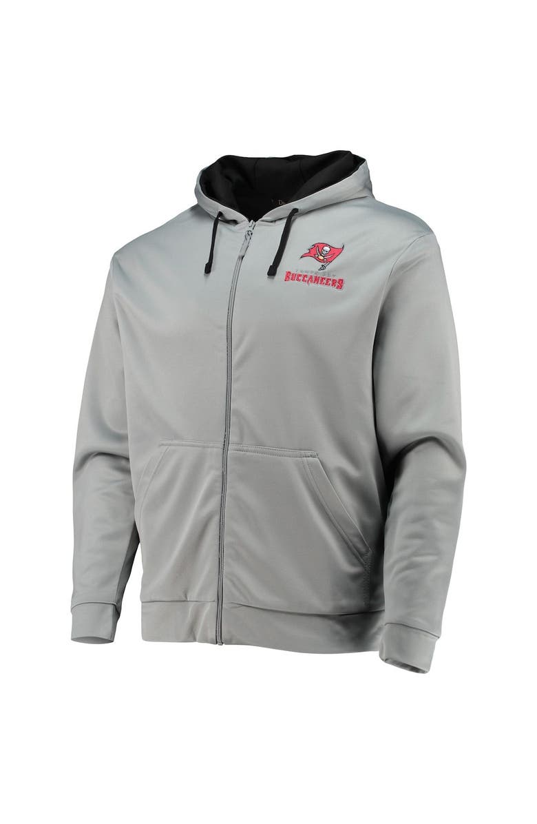 DUNBROOKE Men's Dunbrooke Gray/Black Tampa Bay Buccaneers Apprentice Full-Zip Hoodie, Alternate, color, Gray