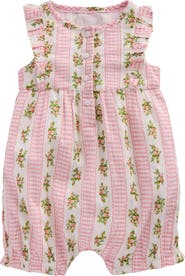 Mini Boden Short Frill Cotton Bubble Romper