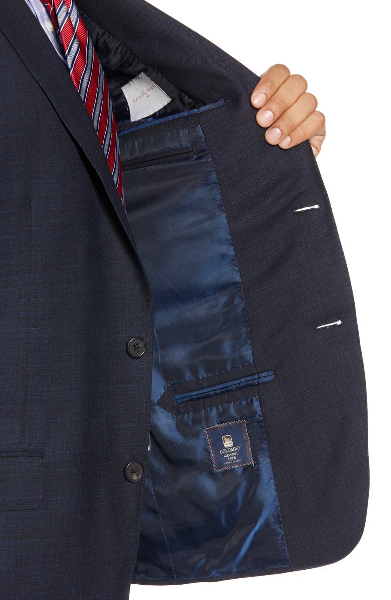 Samuelsohn Classic Fit Solid Wool Suit, Alternate, color,