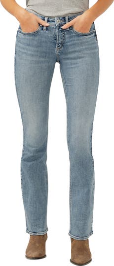 Suki Curvy Mid Rise Slim Bootcut Jeans