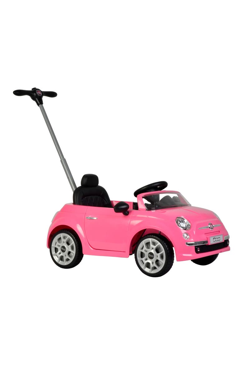 Fiat 500 Push Car, Alternate, color, PINK