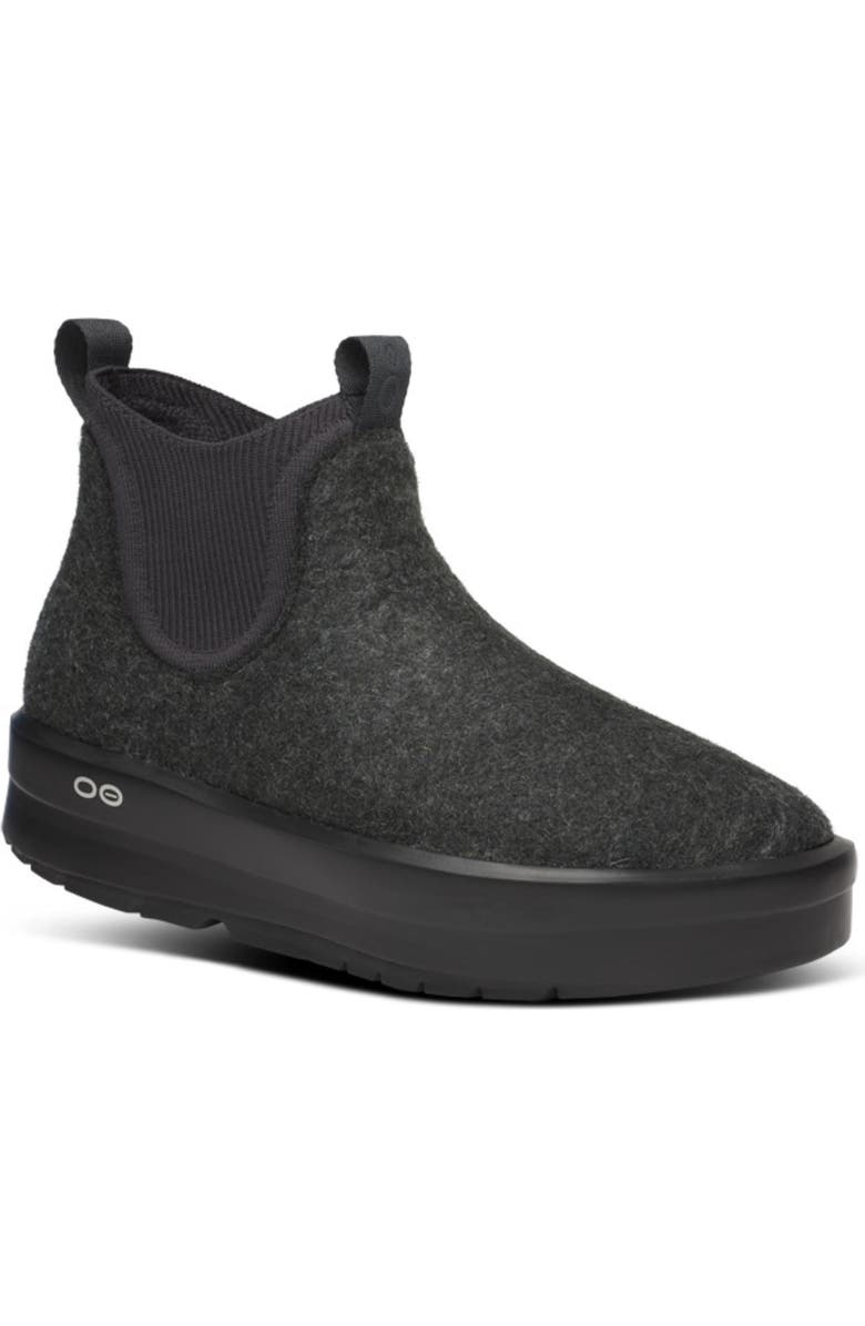 Oofos OOmega Londoner Boot, Main, color, Black