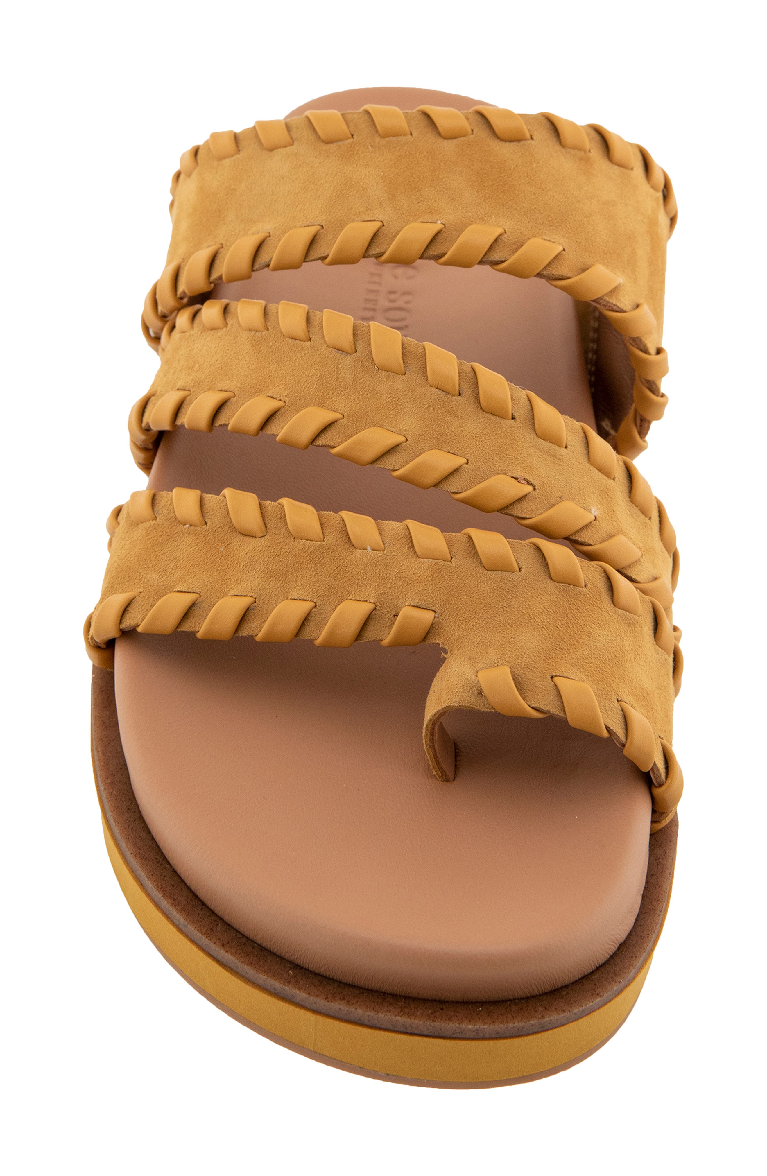 Niles Whip Platform Slide Sandal, Alternate, color, WOOD
