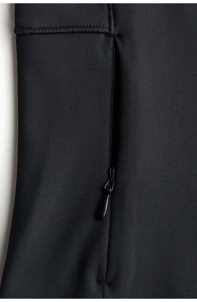 H&M Sports Jacket With Drymove, Alternate, color, Black
