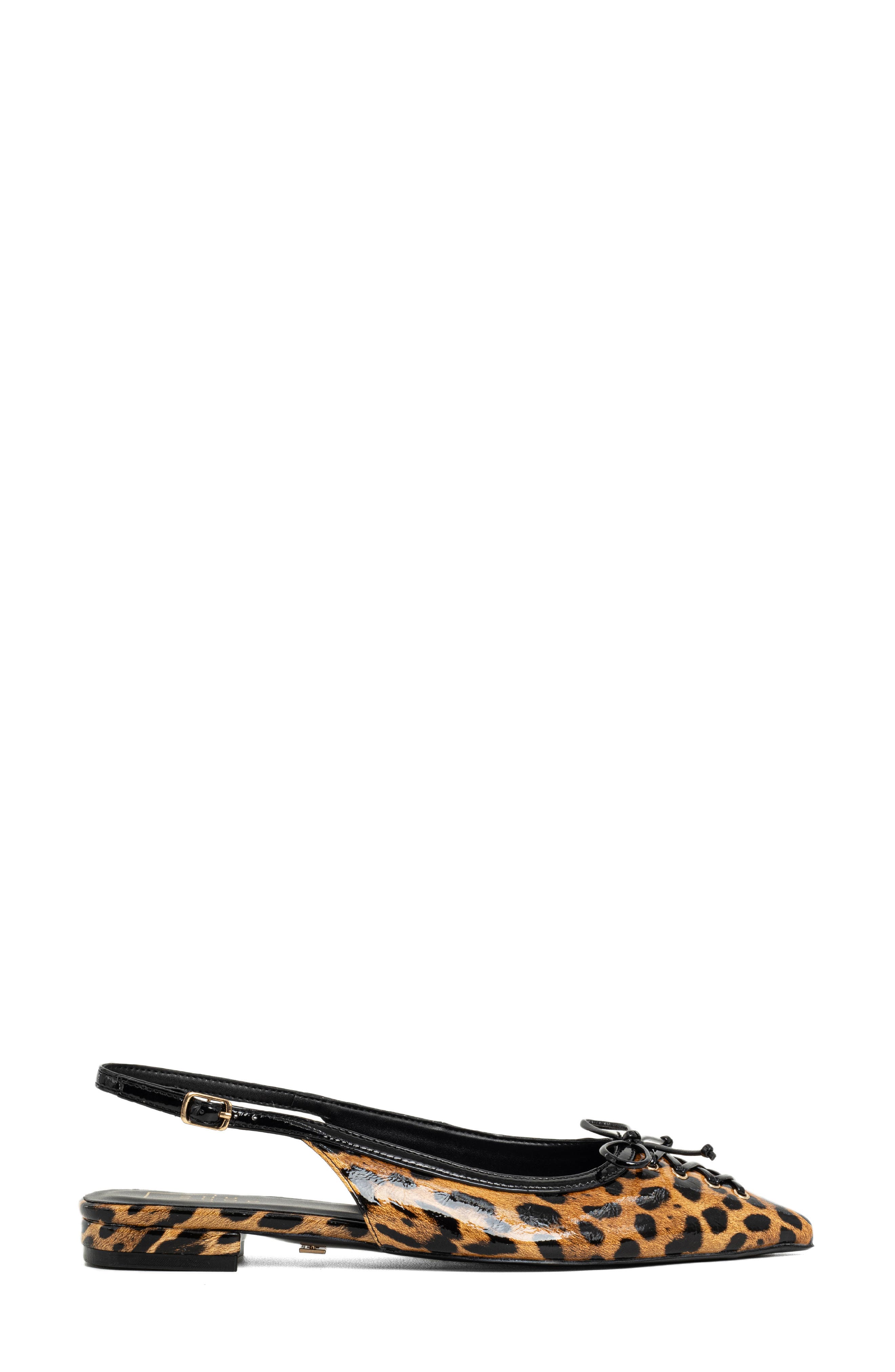 Amy Slingback Flat, Alternate, color, LEOPARD PRINT
