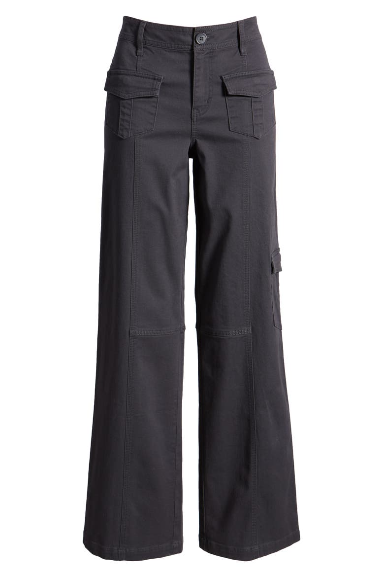 Wide Leg Cargo Pants, Alternate, color, MAGNET