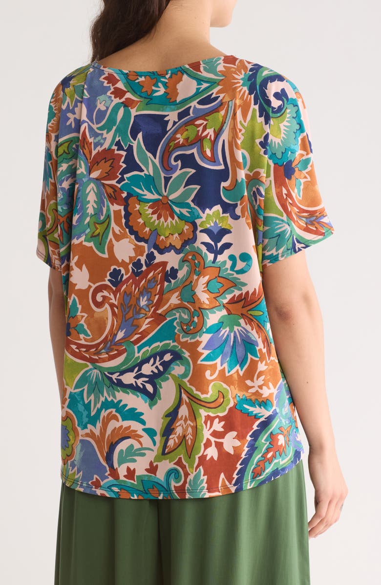 Vince Camuto Knit High/Low Top, Alternate, color, Multi