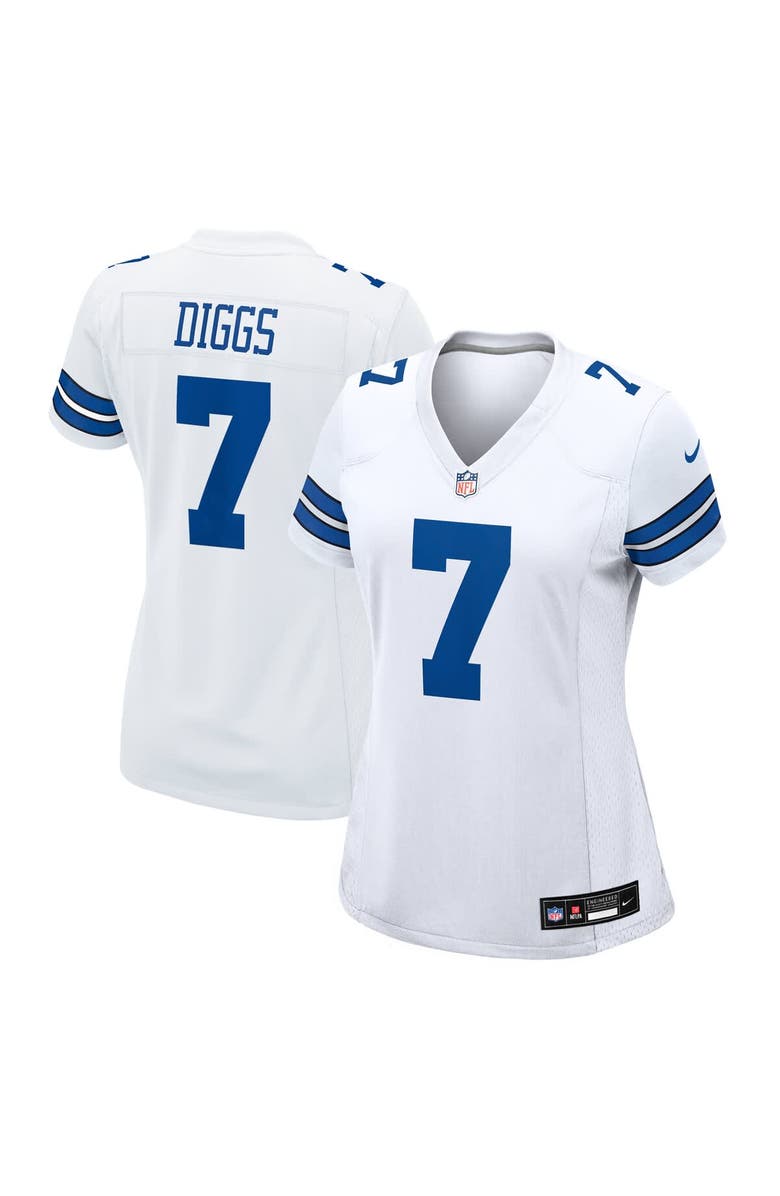 Nike Women's Nike Trevon Diggs White Dallas Cowboys Game Jersey, Main, color, White