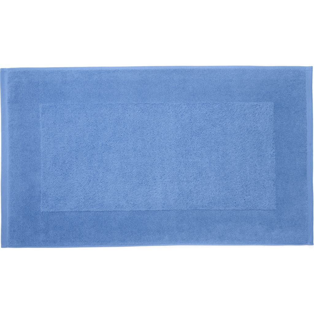 Sferra Bello Nuovo Combed Cotton Bath Mat In Bluebell