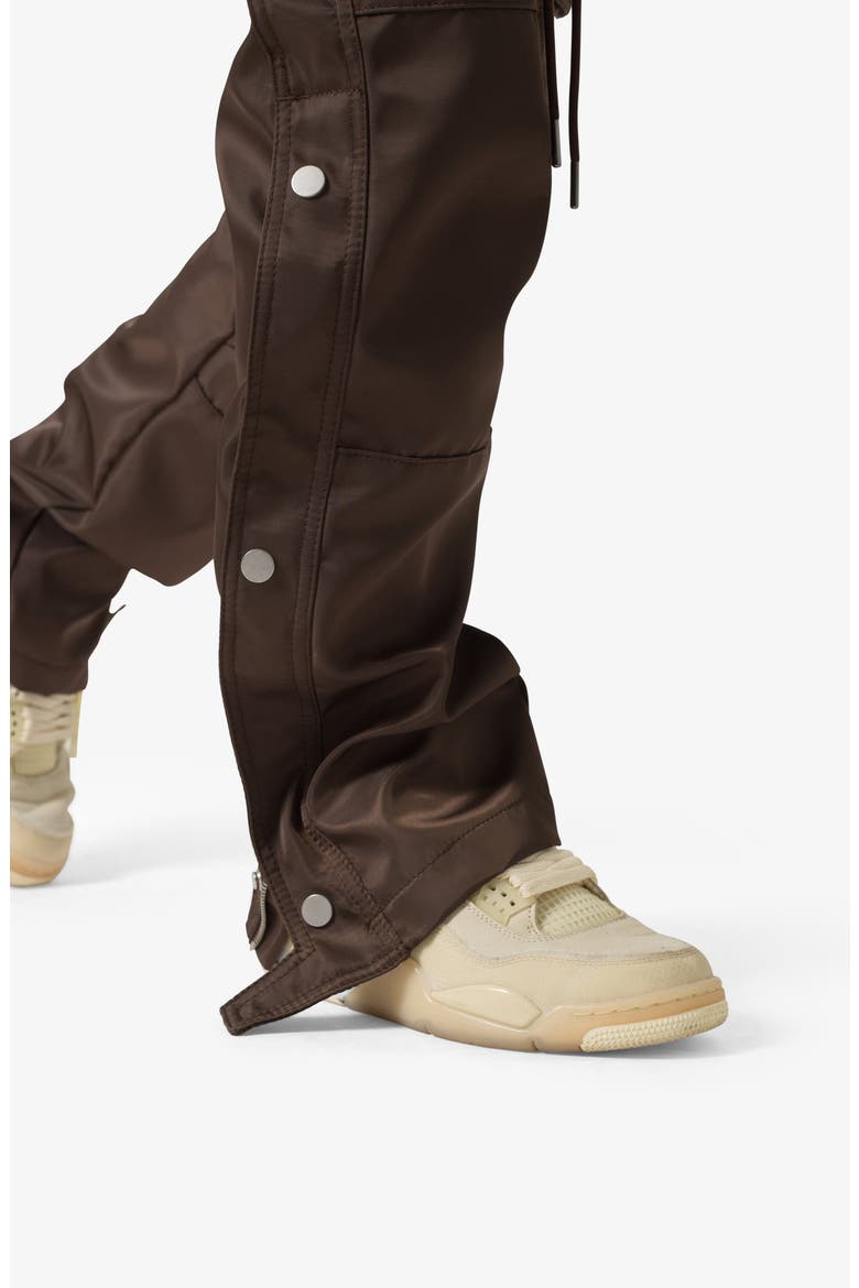 Snap Front Cargo Pants, Alternate, color, BROWN