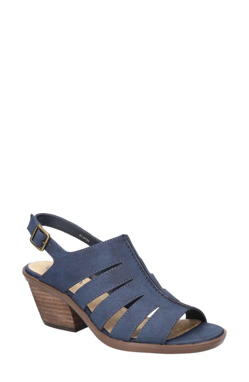 Bella Vita Rhodes Slingback Sandal In Navy