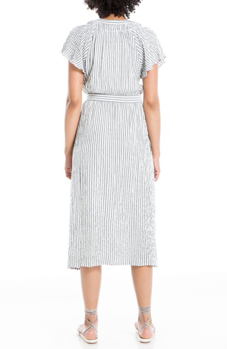 MAX STUDIO Flutter Sleeve Self Tie Dress, Alternate, color,