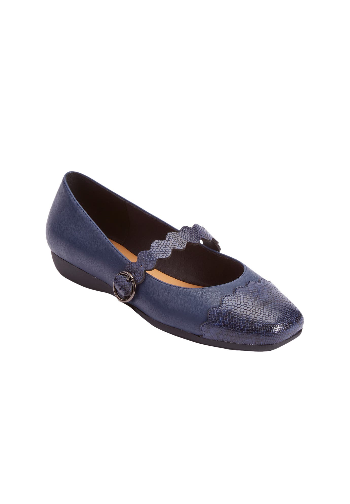Comfortview The Louella Flat, Main, color, Navy