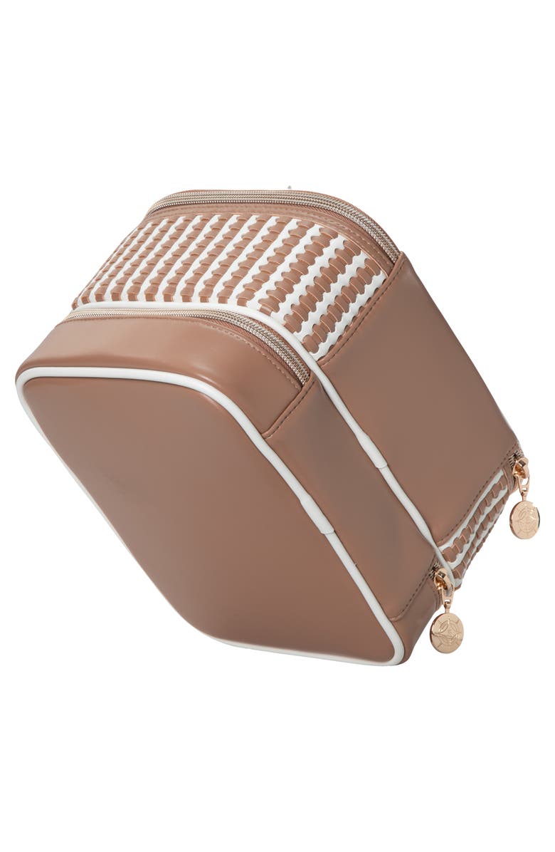 Stephanie Johnson Jenny Train Case, Alternate, color, Brown