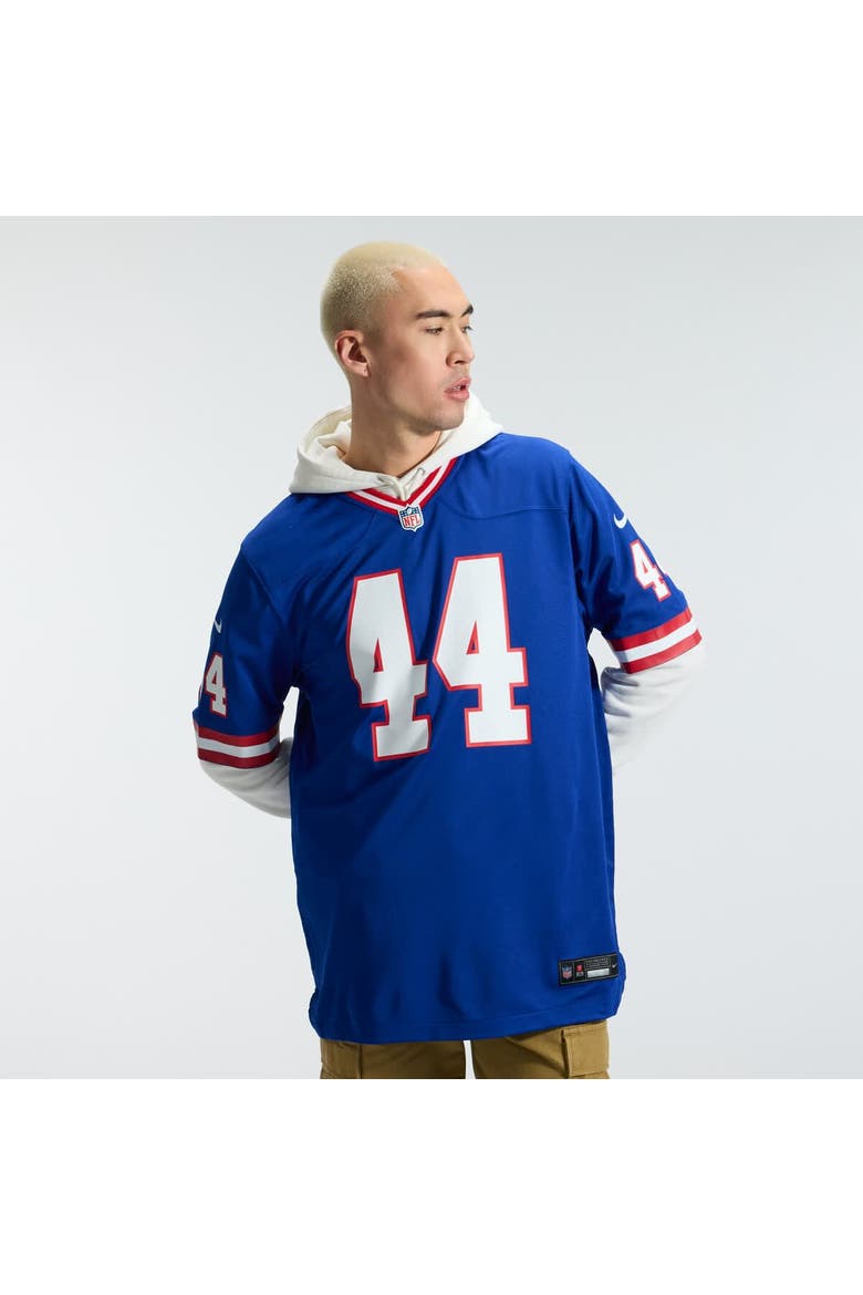 Men's Nike Cam Skattebo Royal New York Giants Alternate 2 Legacy Game Jersey, Alternate, color, Royal
