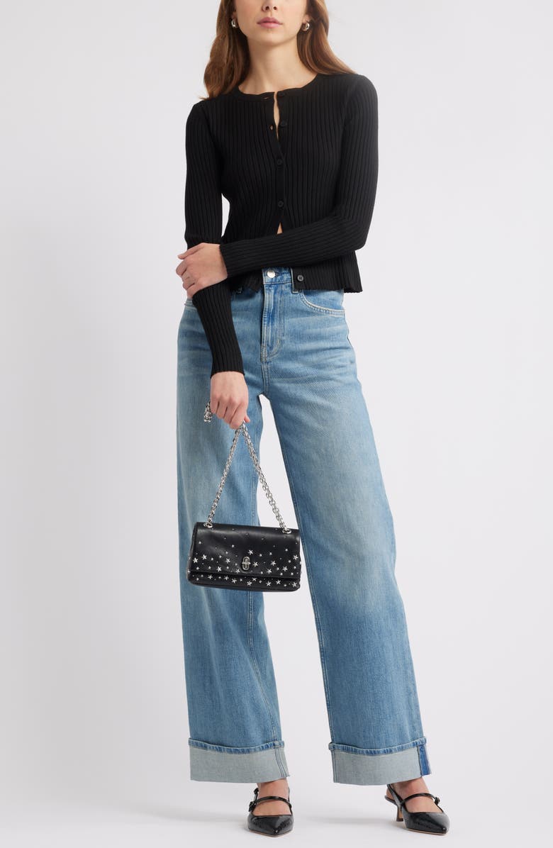 Open Edit Rib Cardigan, Alternate, color,