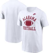 Nike Men's Nike White Alabama Crimson Tide Legacy Football Icon T-Shirt