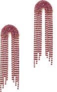 Deepa Gurnani Warren Crystal Drop Earrings