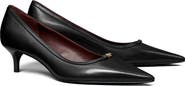 Tory Burch Double T Buckle Kitten Heel Pump