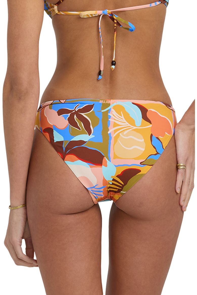 Lei Daze Lowrider Bikini Bottoms, Alternate, color, MULCH