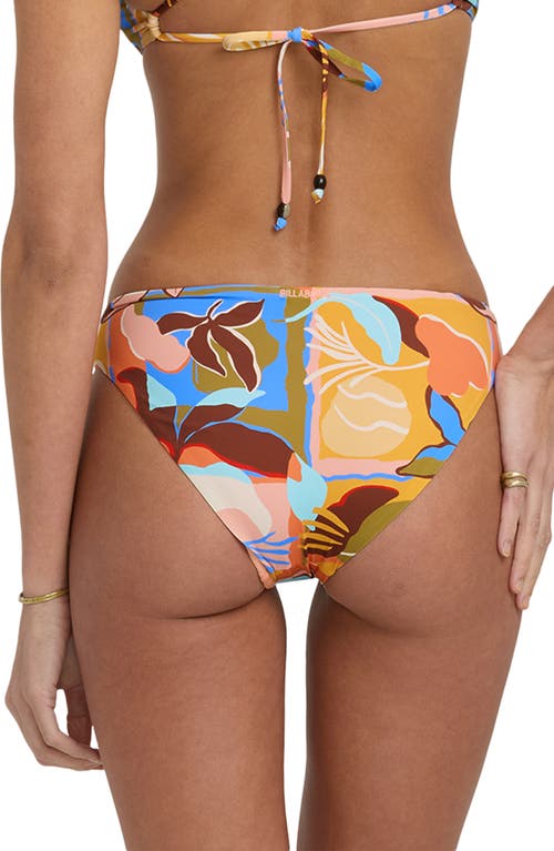 Billabong Lei Daze Lowrider Bikini Bottoms In Multi