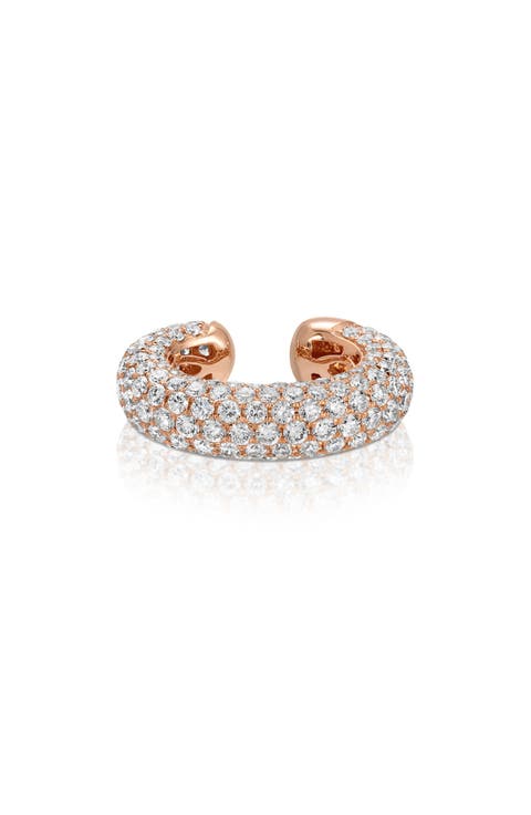 Cosmo 18k Gold Diamond Ear Cuff