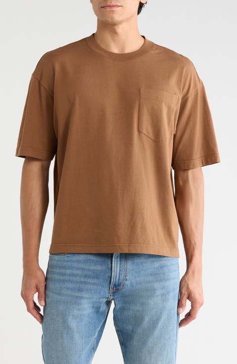 Boxy Short Sleeve Pocket T-Shirt
