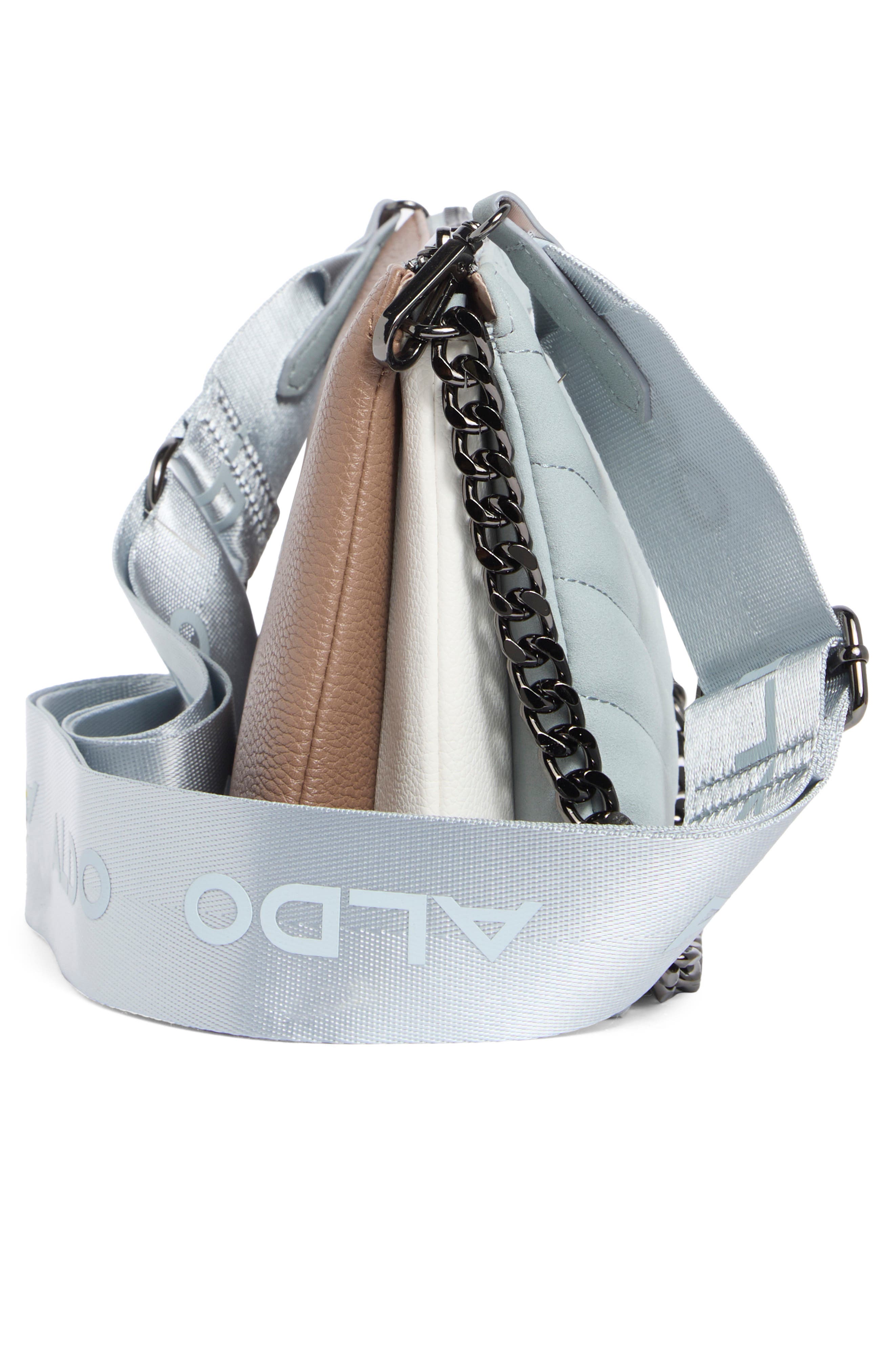 ALDO Alaeteriell Crossbody Bag, Alternate, color, Dusty Blue
