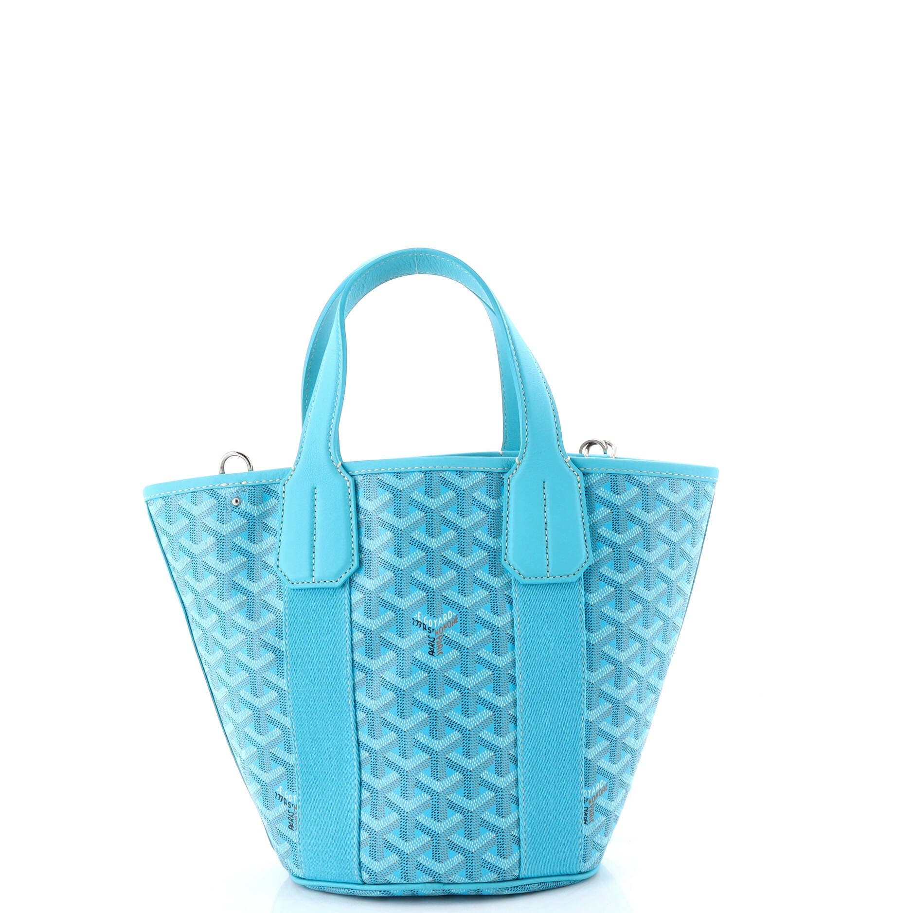 Belharra Tote Printed Coated Canvas PM, Alternate, color, Brown