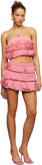 Jazzlyn Applique Fringe Skirt