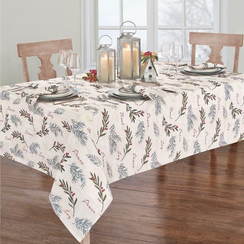 Holiday Tree Trimmings Tablecloth