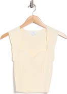 NSR Sweetheart Sleeveless Sweater Top