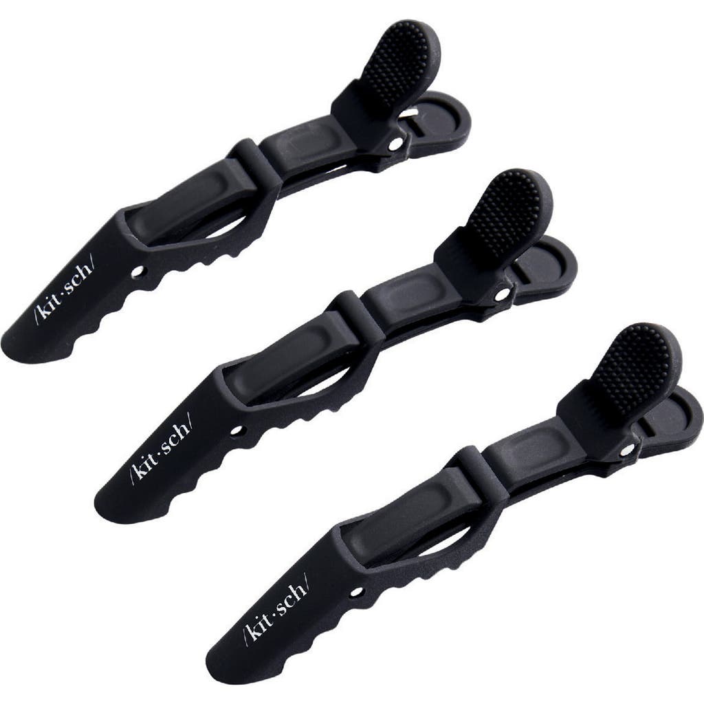 KITSCH KITSCH 3-PACK NO SLIP CROCODILE CLIPS