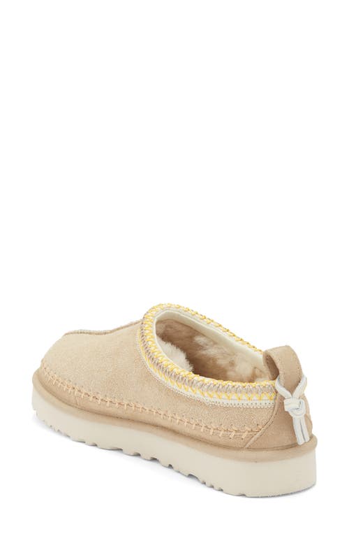 Ugg(r) Tasman Biarritz Genuine Shearling Lined Slipper In Yellow