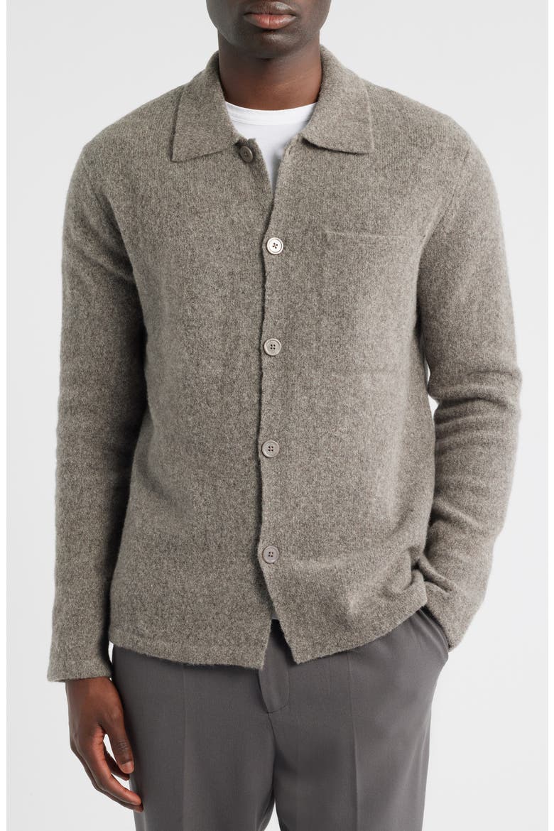 Jonas 6683 Recycled Wool Blend Cardigan, Alternate, color, MABLE HUSK