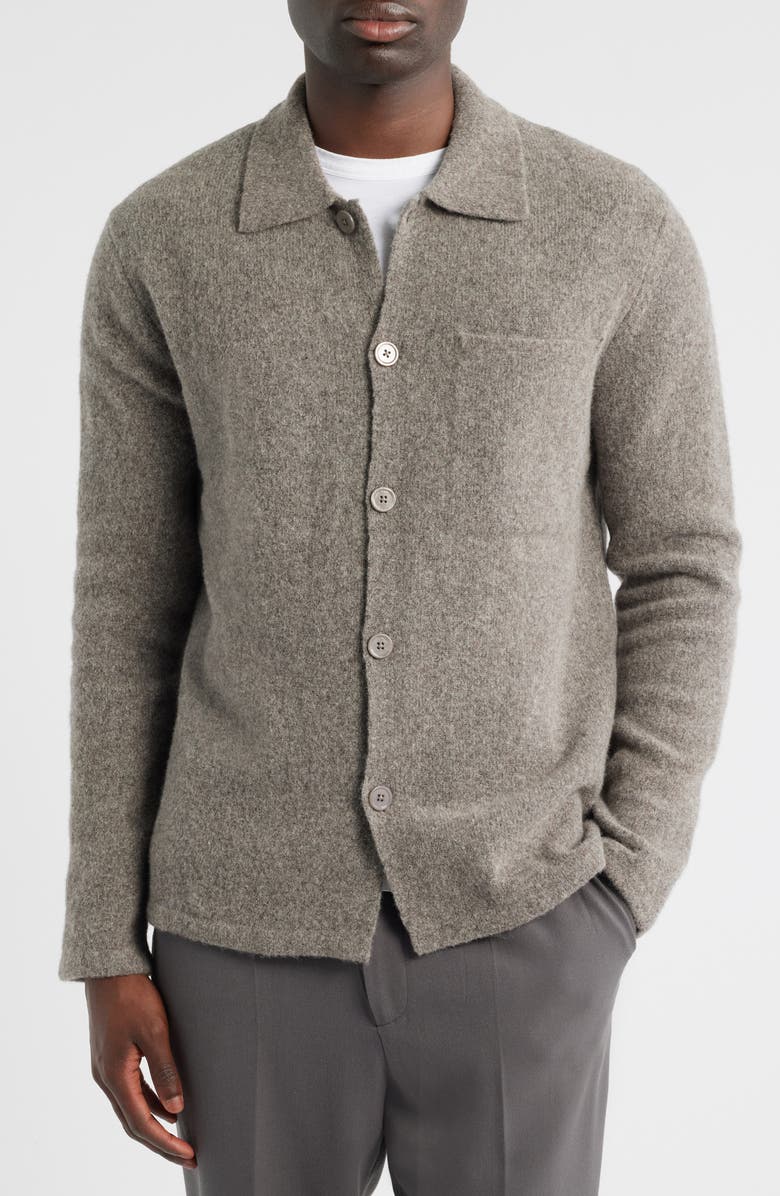 NN07 Jonas 6683 Recycled Wool Blend Cardigan, Alternate, color, Mable Husk