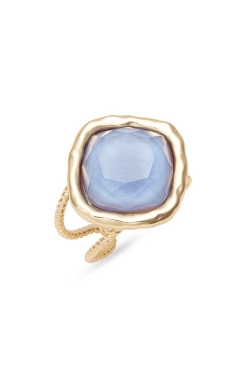 Bezel Set Crystal Ring
