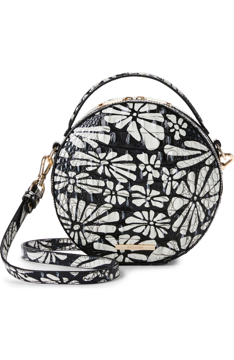 Brahmin Lane Croc Embossed Leather Crossbody Bag, Alternate, color,