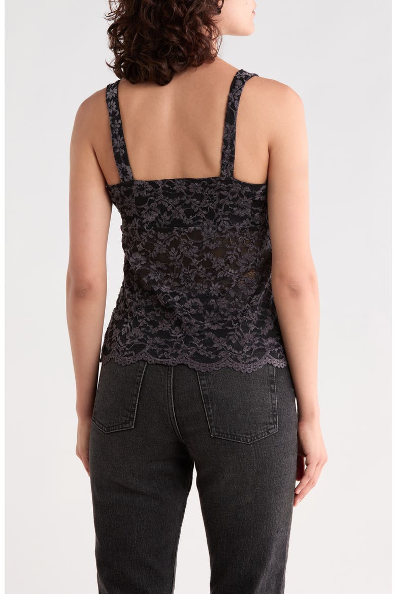 Scallop Edged Bust Corset Top, Alternate, color, BLACK COMBO