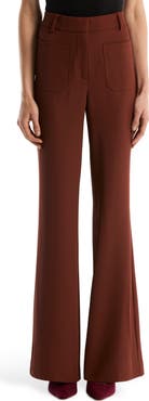 Laundry by Shelli Segal Patch Pocket Flare Leg Pants