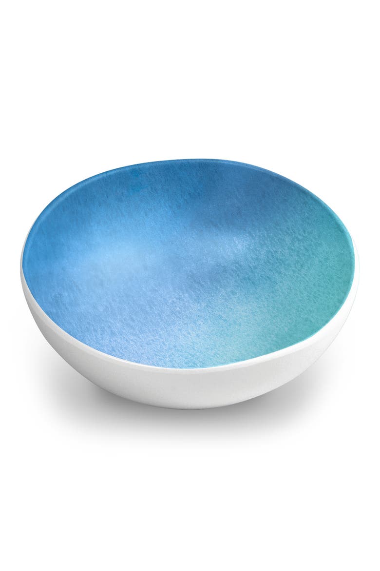 Oceanic Ombré Set of Six Melamine Bowls, Alternate, color, BLUE