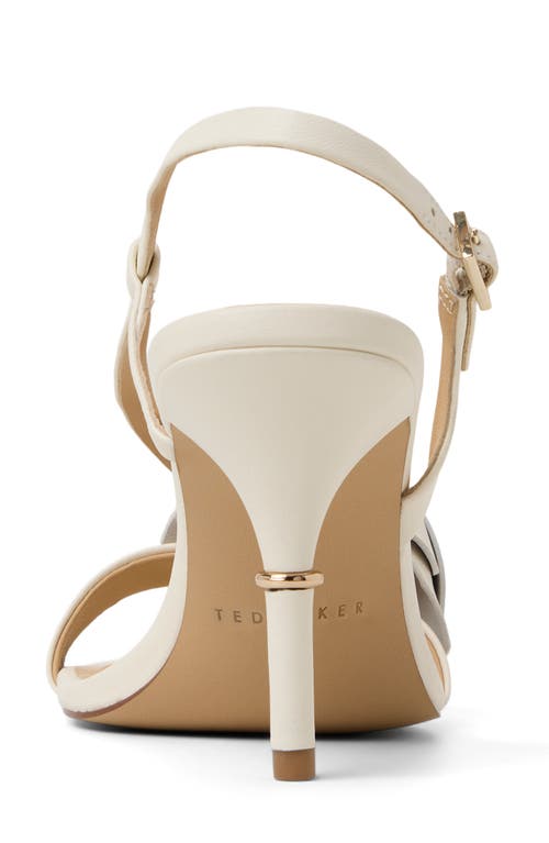 Ted Baker Juliette Slingback Sandal In White