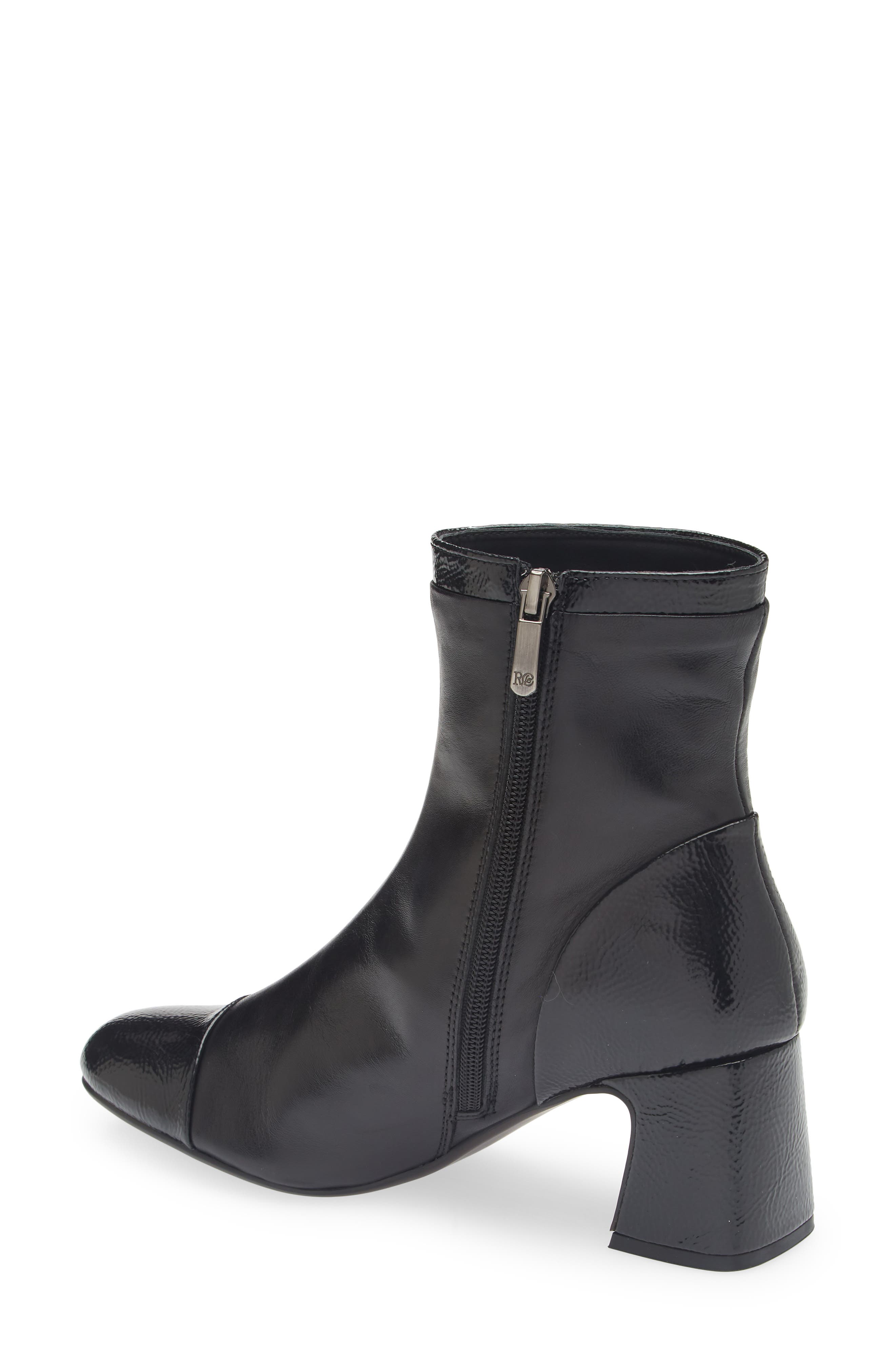 Regarde Le Ciel Mya Block Heel Bootie, Alternate, color, Twinkle/ Nappa Black